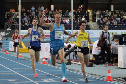 Kann Florian Orth auch in Leipzig jubeln? (Kiefner-Foto) Orth3Benitz DM Halle2017 Kiefner Foto