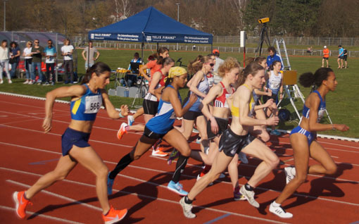 BLV 10000m2019 Frauen Lauf Start Bremfoto