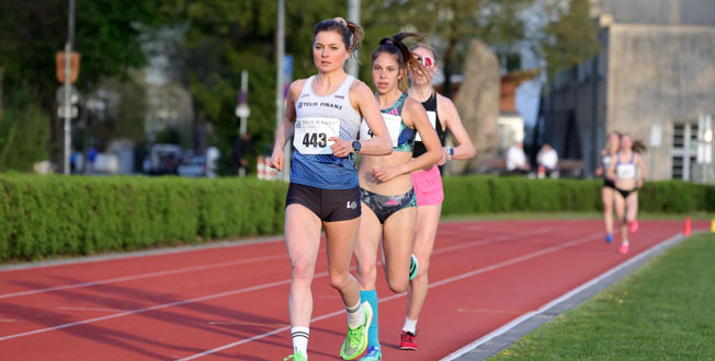 Wie schnell wird's bei der diesjährigen Challenge am Oberen Wöhrd? (Foto von Theo Kiefner) Ojstersek1 BLV 10000m 2023 Kiefnerfoto