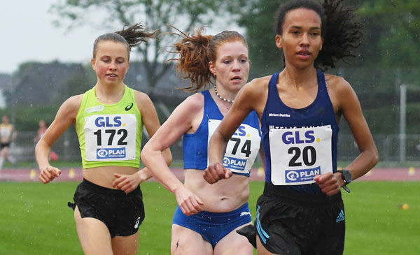 Miriam Dattke (Archivphoto Hörnemann) Dattke Dieterich Weis1 DM Langstrecke24 Hoernemann Foto