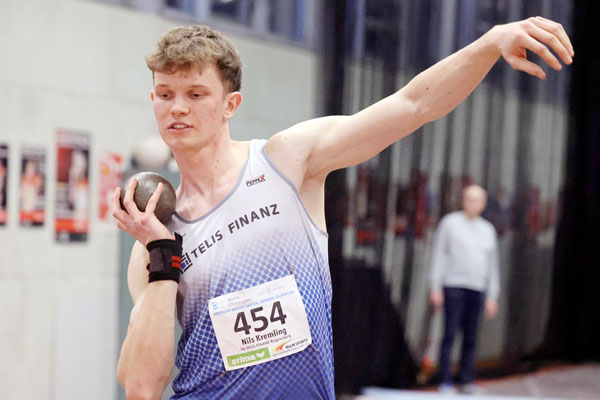 Nils Kremling holt bei Hallen-Mehrkampf-DM Bronze (Foto von Theo Kiefner) KremlingNils1 DM MK Halle25 Kiefnerfoto