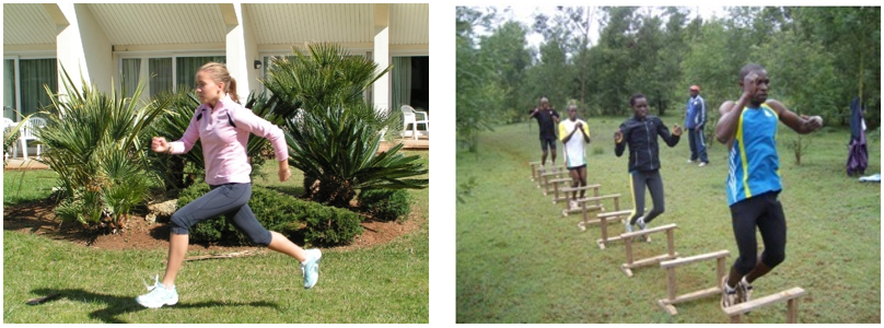 Fußkrafttraining Sprünge, Sprungkraftausdauer (Fotos: Ayadi / Schneider) Weltbeste5